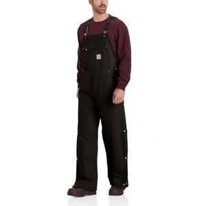 NWT CARHARTT LOOSE FIT FIRM DUCK INSULATED BIB OVERALL Size 2XL
